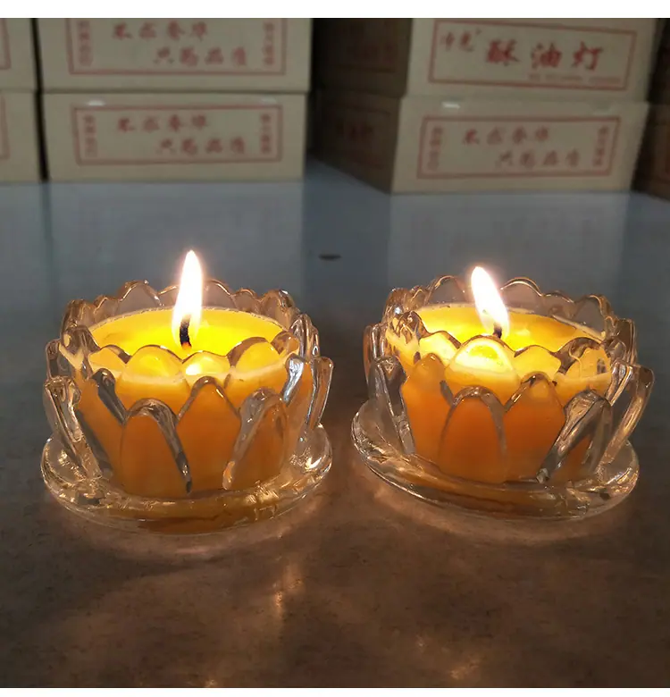 小莲花酥油灯_07
