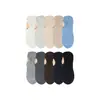 Calcetines Casuales de Punto para Hombre Primavera/Verano, Calcetines Finos Sin Costuras, Calcetines Cortos de Color Sólido, Calcetines Invisibles Antideslizantes, Calcetines de Algodón, Calcetines Bajos Antideslizantes