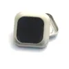 Botões Quadrados de Liga Metálica com Esmalte Colorido para Venda no Atacado, Botões Altos em Forma de Cogumelo e Semicírculo, Botões Costurados à Mão para Casacos, Roupas de Exterior e Tricô