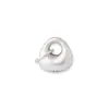 Colgante de Plata Pura S999 Carácter de la Fortuna Pulsera de Cuerda Trenzada Hecha a Mano Charm Accesorio