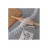 3.8cm Encaje Blanco Lolita Encaje Arrugado Hecho a Mano Juguete DIY Escote Puños Ropa Accesorios Decorativos