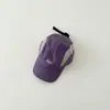 Chapéu de Verão Fino da Qiunan com Letras e Tela, Estilo Fashion, com Aba de Pato, Proteção Solar, Boné de Baseball para Meninos e Meninas, Bebês