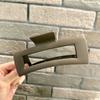 Pinza para el cabello de gran tamaño, pinza para múltiples cabellos, disco para la parte posterior de la cabeza, pinza para el cabello, pinza para el cabello cuadrada gruesa con diseño de tiburón esmerilado, accesorio para la cabeza