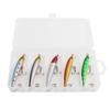 Señuelo Luya Minnow Sumergible Plástico Señuelo Duro 9Cm6.5G En Caja Señuelo Falso Boca Cocida Señuelo Rayado Blanco Equipo de Pesca