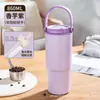 Nueva Taza de Hielo de Acero Inoxidable Taza Termo de Acero Inoxidable 316 Gran Capacidad Taza con Asa Taza para Coche Hogar Oficina