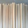 Venda Direta Vara de Barraca de Madeira Maciça Faia Chinesa Bétula Bastão de Madeira Redondo Guarda-corpo de Madeira Bastão de Madeira DIY Bastão de Madeira Bastão de Yoga