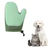 Luva de Grooming para Pets Dupla Face, Ferramenta de Massagem para Remoção de Pelos de Gato, Escova de Banho para Cachorro, Removedor de Fiapos de Tapete, Raspador de Pelos de Pet