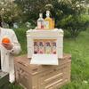 Caixa Dobrável Personalizada para Estilo de Acampamento ao Ar Livre e Armazenamento de Piquenique, Organizador de Roupas para Carro, Logo Imprimível, Combinação de Cores, Multifuncional
