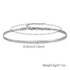 Conjunto de Pulseras Populares Transfronterizas Europeas y Americanas de Acero Inoxidable, Cadena Electroplateada Simple y Elegante, Joyería Ajustable, Suministro de Comercio Exterior