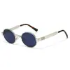 2026 Nuevo Llegada Redondas Modernas Metal Gafas de Sol Europeas Americanas Retro Simple Letra M Gafas de Sol de Comercio Exterior Mujeres