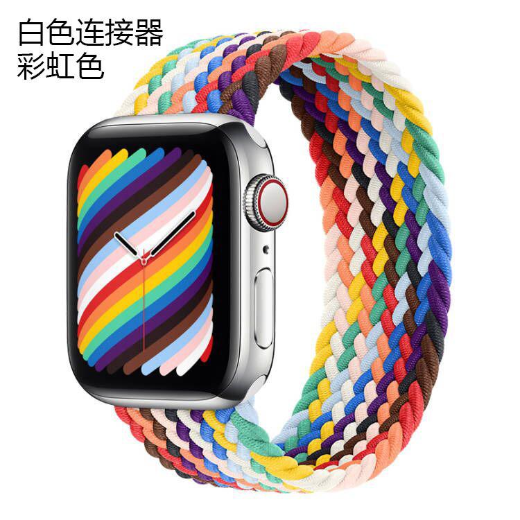 白色连接器彩虹色