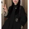 Trench Coat Curto Branco com Gola Alta para Mulheres, Novo Estilo Popular Primavera e Outono 2026, Estilo Coreano Petite com um Toque Casual de Alta Qualidade