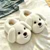 Chinelos de Algodão Filhote Estilo Pai e Filho Novos para Casa Indoor Fofos Quentes Chinelos de Pelúcia Infantis Femininos Outono/Inverno