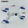 Juego de Soporte de Hierro de Laboratorio con Tamaños Pequeño y Grande, Juego Completo de Accesorios de Soporte, Pinza Cruzada, Pinza para Matraz, Anillo Grande de Hierro, Soporte de Titulación de Laboratorio