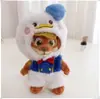 Solo Venta de RopaMuñeca Colgante de Zorro Pequeño Nick Ropa para Muñeca Chal Llavero de Judy Mono de Peluche