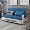 Sofá cama plegable multifuncional para salas de estar pequeñas, extensible y retráctil, adecuado para uso individual, doble o triple, con capacidad de almacenamiento