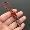 Corda de guarda-chuva de 10 cm antirroubo antiperda chaveiro de 8 palavras com trava trava de 8 palavras cordão portátil para áreas externas fivela de corda de mão pendurada