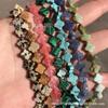 8*8*3mm jade natural trébol de cuatro hojas cuentas sueltas joyería para el cabello hecho a mano diy con cuentas cuentas de trébol de cuatro hojas productos semiacabados