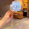 Nuevo Pasador de Flores de Malla Suave de Verano 2026 para Mujer, Estilo de Alta Gama, Pasador Dulce para Recogidos en la Parte Trasera de la Cabeza, Pinza de Tiburón