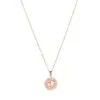 Collar Retro de Lujo Ligero de Acero Inoxidable Colgante Simple para Mujer Cadena para Clavícula Geométrica DIY Acero Inoxidable Certificado al por Mayor