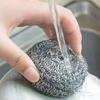 Libizheng acero inoxidable metal bola de acero limpieza Bola 6 cepillos de limpieza cepillo para ollas lavaplatos de cocina raspado bola de acero