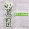 Colgante de Pared Violeta Simulado Decoración del Hogar Boda Flor Enredadera Cesta Colgante Violeta Grande Fabricante de Flores Venta Directa Suministro Transfronterizo