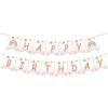 Mantel Bohemio de Amazon Fiesta Infantil Decoración de Cumpleaños Mantel de Plástico Desechable PE Decoración Navideña