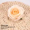 Flores Artificiales, Tocados de Flores Falsas, Serie Color Champaña Materiales para Manualidades, Flores de Ciruelo, Rosas, Ramilletes, Pasadores para el Cabello, Decoraciones de Pared de Flores