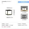 Luz Solar de Jardim Externa à Prova d'Água Fonte de Alimentação Super Brilhante Farol para Muro de Villa Exterior Cerca Pátio Cabeça de Pilar