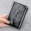 Carteira Versátil de Couro Genuíno Moda Slot para Cartão Multifuncional Clutch Porta-Moedas Mais Vendido Coleção Slot para Cartão Atacado