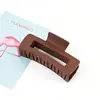 Pinza de Garra Cuadrada Grande Mate Estilo Coreano Pinza de Tiburón de Plástico Pasador Pinza para el Cabello Pinza de Tiburón Estilo Coreano