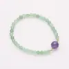 Pulseira de Cristal Folha de Lótus, Nova Pulseira Retrô Estilo Chinês, Cristal Rosa Artificial, Pulseira de Joias de Jade Hetian Imitação de Cor Contrastante