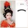 Pacote de cabelo estilo Tang para figurino antigo peruca de vestuário chinês antigo coque de cabelo despojado de concubina imperial penteado para performance em cinema e televisão foto