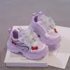 Zapatillas Deportivas de Malla Transpirables Versátiles de Dibujos Animados para Niñas 2026 Nuevas Llegadas de Otoño Zapatos Casuales para Niños Zapatos de Malla de Moda para Niñas