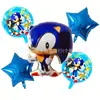 Festa de Aniversário do Sonic Infantil Cartoon Novo Transfronteiriço Traje Balões de Filme de Alumínio Atacado