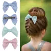 Pinza para el Cabello con Lazo de Cinta de Satén Nueva Celebridad de Internet Pinza para Mechones Laterales Flequillo Trenzado Tocado Accesorios para el Cabello de Niñas