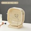 Hehe urso osso cuspindo criativo casa sala de estar placa de frutas secas lanche sobremesa sobremesa lanche prato de plástico placa terno