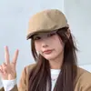 Boina Invertida Yuppie Nueva para Mujer Verano y Otoño Sombrero de Boina Fino Retro Moda Coreana Casual Tendencia Sombrero Adelantado