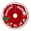 2026 Nueva Popular Falda para Árbol de Navidad de Encaje con Forma Irregular Fiesta Transfronteriza Manualidad Falda para Árbol Decoración del Hogar Bandera