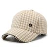 Sombrero Otoño e Invierno para Mujer Nuevo Estilo Coreano Pata de Gallo Dos Gorra de Béisbol de Algodón Tendencia de Moda Viaje al Aire Libre Gorra Parasol