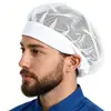 Gorra de trabajo de malla transpirable para mujer, gorra a prueba de polvo para cocina, restaurante, fábrica de alimentos, gorra de higiene para taller de fábrica, unisex al por mayor