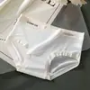 Roupa Íntima Feminina Explosiva de Seda de Gelo Tipo Manutenção com Forro de Algodão Cintura Alta Respirável Confortável