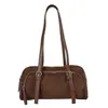 Bolso Boston Nuevo Estilo Retro Coreano Otoño 2026, Bolso de Hombro Único y Elegante, Bolso de Axila de Gran Capacidad para Viajes Diarios
