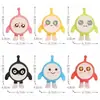 Figuras Decorativas de Pastel de Plástico de Vinilo con Forma de Huevo de Dibujos Animados para Fiestas de Cumpleaños Infantiles, Mesas de Postres y Decoraciones para Hornear