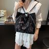 Bolso de Hombro para Mujer de Moda 2025, Primavera y Verano, con Doble Correa, Bolso Tote de Gran Capacidad con Estampado de Moda de Nicho