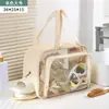 Bolsa de Cosméticos de Viaje Separación Seco y Húmedo Bolsa de Artículos de Tocador Deportiva para Natación con Compartimento para Zapatos Bolsa de Viaje Impermeable Portátil Bolsa de Cosméticos de PU