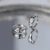 Brincos de Estrela de Oito Pontas Mais Vendidos Transfronteiriços para Mulheres, Brincos Dourados Estilo Retrô Francês, Brincos da Moda Europeus e Americanos Cravejados com Diamantes, Brincos Atacado