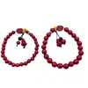 Pulseira de Cinábrio da Sorte e Auspiciosa, Pulseira Vermelha para o Ano de Nascimento, Estilo Casal de Sorte e Prosperidade, Atacado de Fabricante de Pulseiras Finas