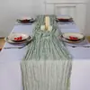 Caminho de mesa bali vermelho de Ano Novo, mesa de sobremesas para festa de casamento, toalha de mesa longa torcida, decoração com atmosfera de Natal