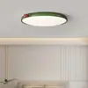 Luminária de Teto Redonda Minimalista Estilo Creme 6 Novas de Alto Padrão Protetora para Olhos para Quarto Principal e Estudo, Material de Ferro